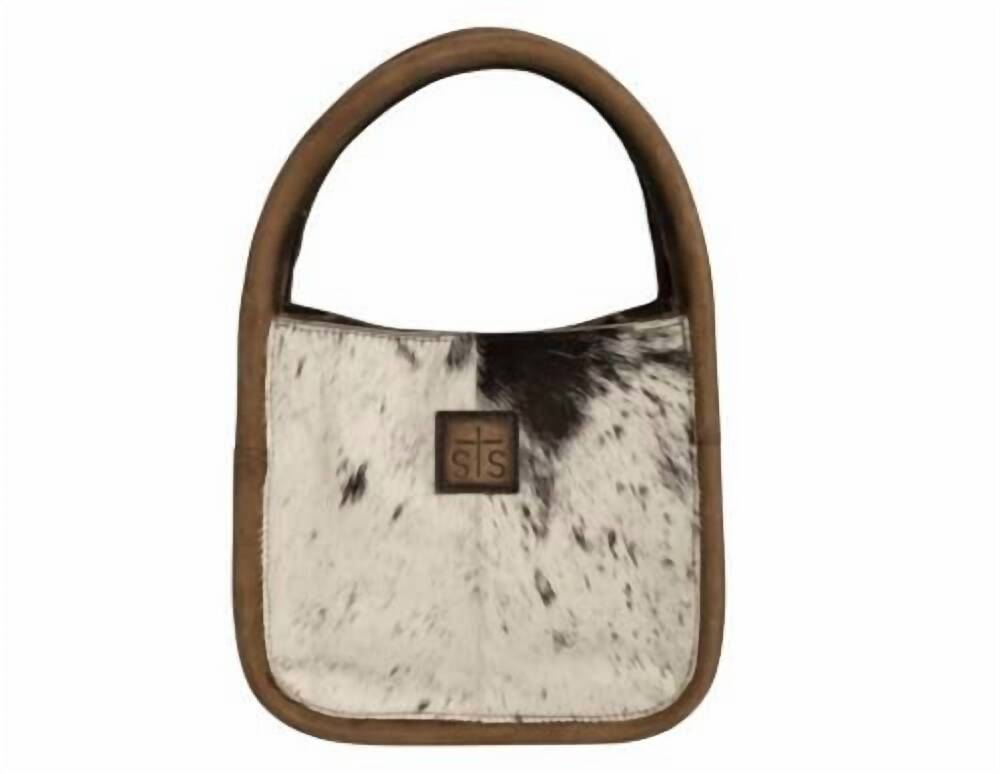 NEW STS RANCHWEAR women's genuine full grain leather satchel bag in cowhide
